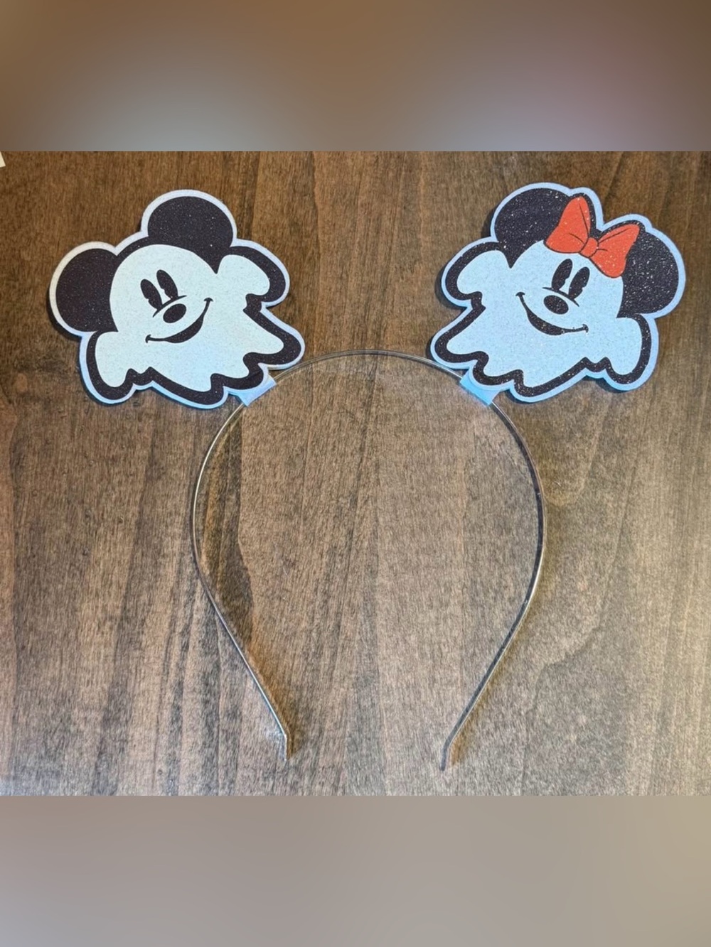 Mickey and Minnie Ghost Halloween “Ear” Headband